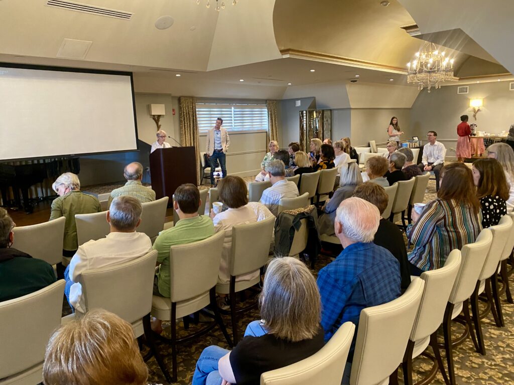 Author Charlie Donlea at Barrington's White House